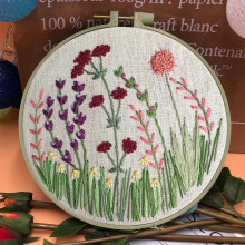 Blumenstickerei-Set für Anfänger