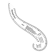 Französisches Kurvenlineal-Set – Hosen-, Armloch- und Halsausschnitt