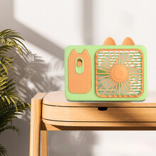 Cuki Kitty USB Újratölthető Ventilátor – Kézi és Asztali, 1 db