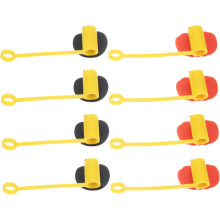 Lot de 8 couvre-paille réutilisables en forme de citrouille, pour fêtes et usage quotidien