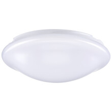 Biała plastikowa osłona lampy sufitowej 25,5 cm, nowoczesna, prosta