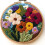 Abstract Wildflower Punch Needle Kit – Printed Pattern, 1