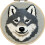 Baby Wolf Punch Needle Kit – DIY Embroidery Set with 1