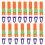 45Pcs Orange Plastic Crayon Extenders Simple Durable Drawing Caps 1