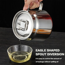 (Without Frying Basket) Stainless Steel Oil Filter Pot for Hotel & Restaurant
