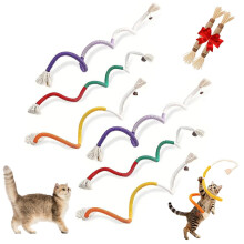 Katzenminze-Kauseil, Bio-Baumwolle, 70 cm, 6er-Pack