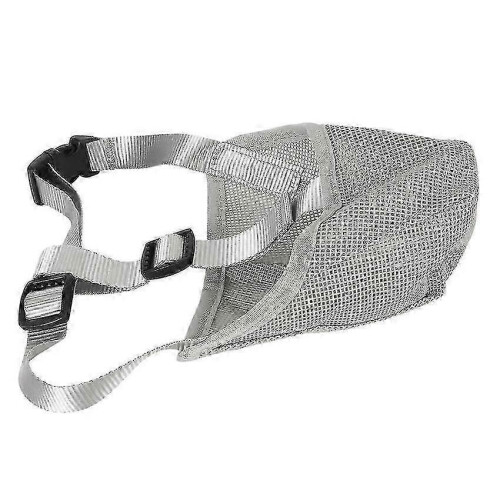 Breathable Adjustable Dog Muzzle for Outdoor Training Size L Prevent Biting Chewing 1