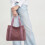 Τσάντα Tote από καμβά 55x39x14cm – Ευρύχωρο φορητό υπολογιστή & 1