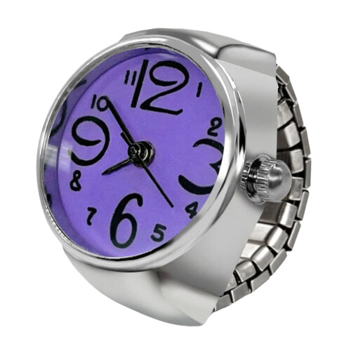 Bague minimaliste pour montre à bracelet élastique extensible