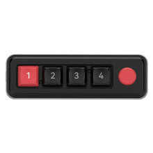 Mechanisch gamingtoetsenbord met 4 toetsen, hot-swap, RGB-led, USB-C