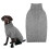 Hundepullover mit Rollkragen, Thermostrick, Grau, Größe L 1