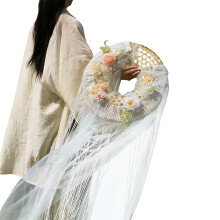 Fashionable Unisex Straw Costume Hat-Willows are white