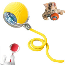Bréagán Liathróid Cat le Braiteoir Gluaiseachta Idirghníomhach, In-athluchtaithe, 5cm