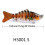 100 mm Paddle Tail Shrimp Swimbait med krog – 2 stk. 1