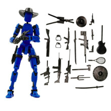 Robot snodabile e action figure con accessori