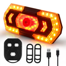 Bike Tail Light, USB Rechargeable, Waterproof
