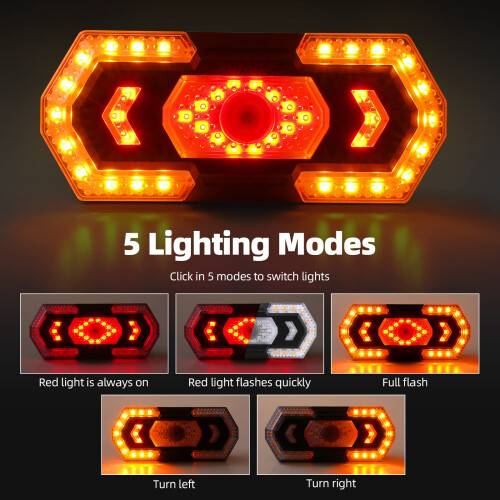 Bike Tail Light, USB Rechargeable, Waterproof 2