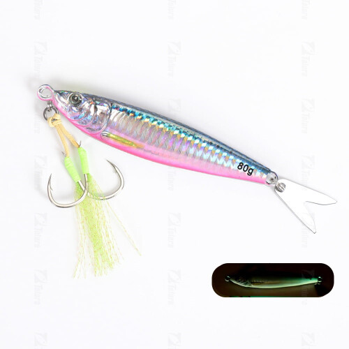 Luminous Ψαροταβέρνες Jigs 40g 60g 80g με Γάντζους Κουταλιού