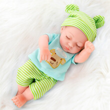 Reborn Baby Doll Puha Gumi Játék Lányoknak, 31cm