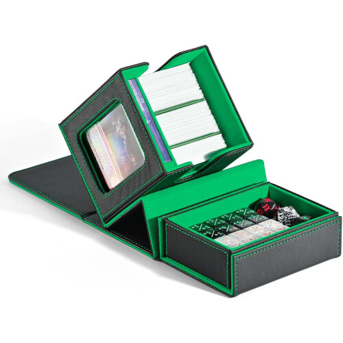 MTG Commander deckbox met kijkvenster, capaciteit voor 100 kaarten