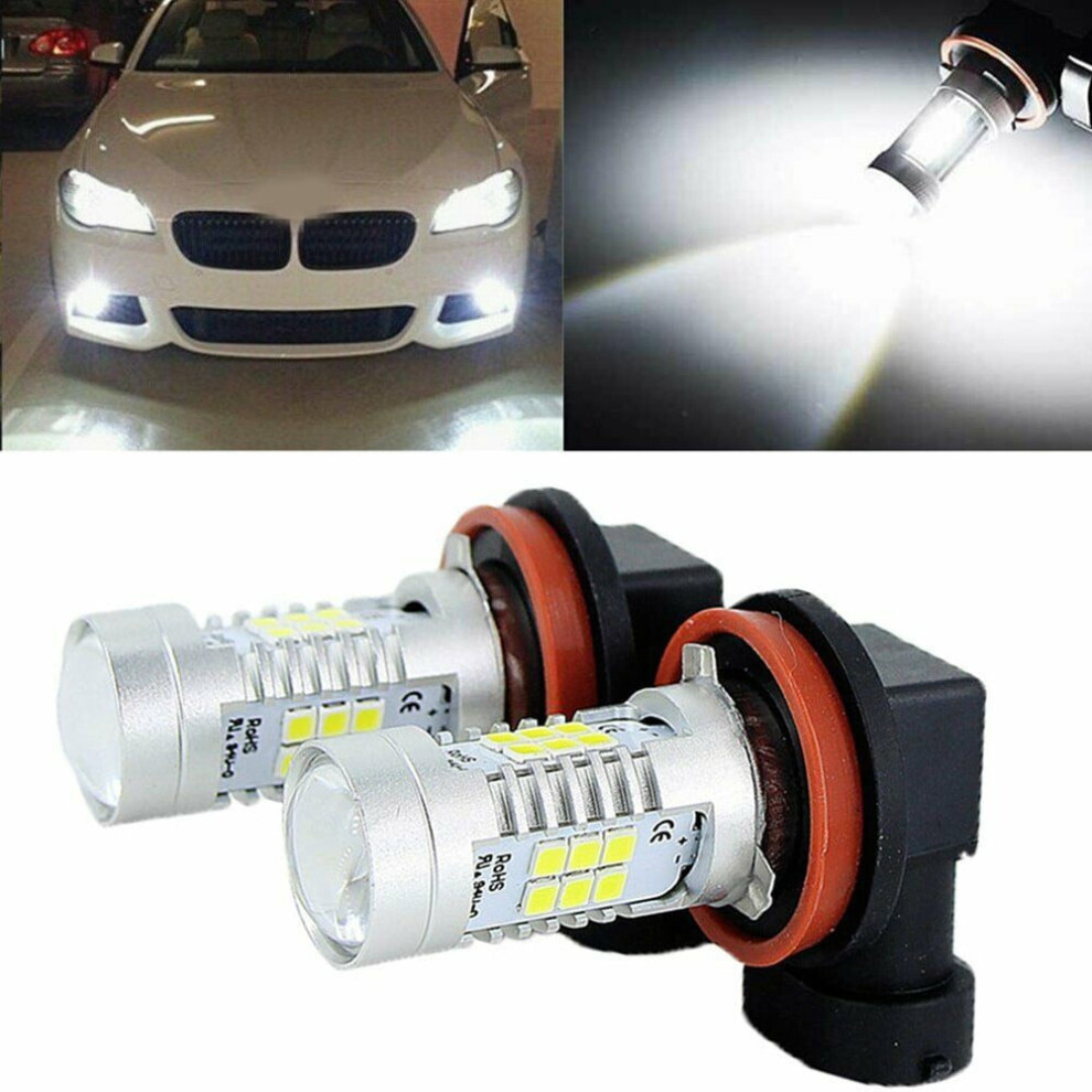 Led Fog Bulbs H8/H9/H11 6000K 200W 2-Pack Light 9058772201140