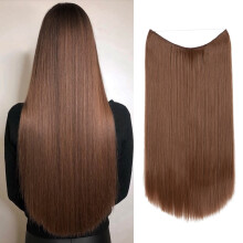 Synthetic Hair Extension Ombre Straight Blonde One Piece