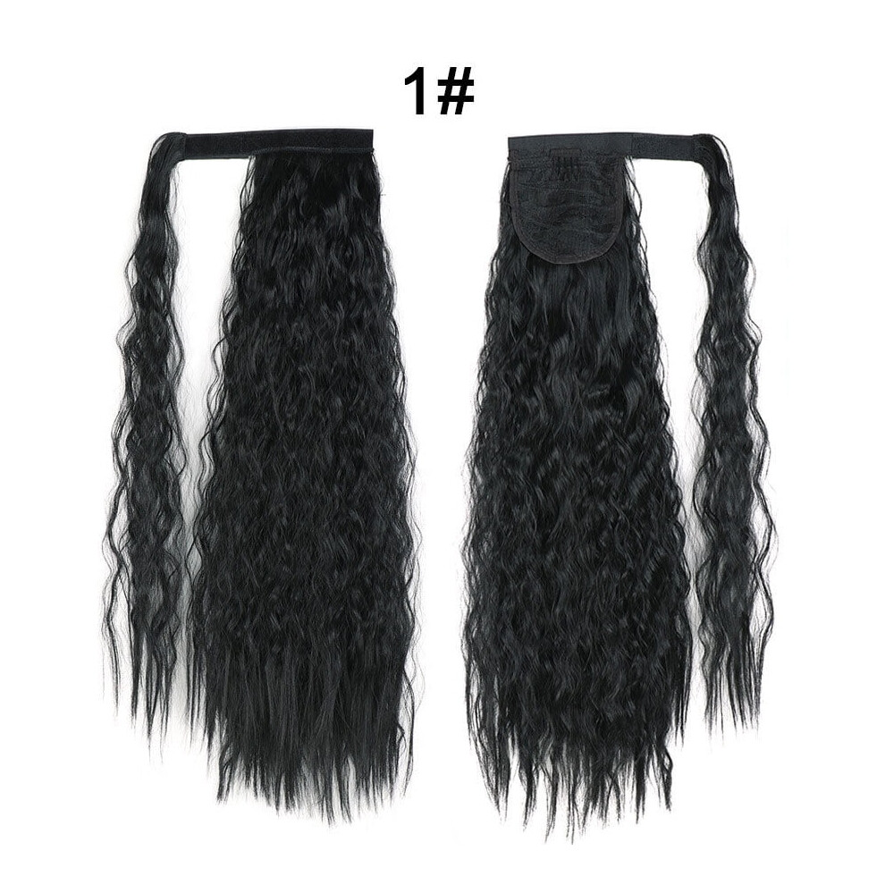 Synthetic Corn Wave Ponytail Extension â Clip-In, Heat