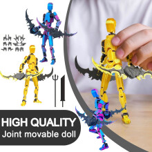 T13 Titan actiefiguur – Volledig beweegbaar, 2-pack met