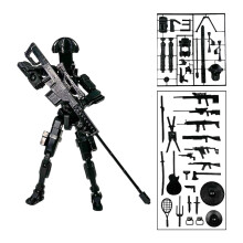 T13Actionfigur med magnetiska leder och tillbehör