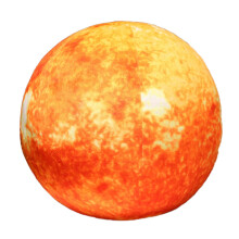 Plyšový polštář s planetou Venus - měkká hračka sluneční soustavy