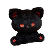 Kawaii kat plyslegetøj 13 cm Grumpy-sødt design