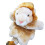 Marionnette à main en forme d'animal – Peluche douce, lavable, 25 x 15 x 5 cm 1