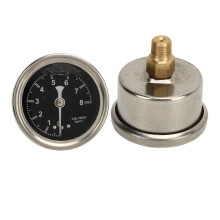 1/8NPT Kraftstoffdruckanzeige 0-8 kg/cm² Stahl universell