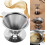 Reusable cone-shaped coffee filter, stainless steel 2