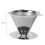 Reusable cone-shaped coffee filter, stainless steel 4