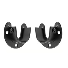 Lot de 2 supports de tringle Ă vĂŞtements robustes en acier