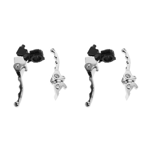 2Pairs Replacement Motorcycle Brake Lever Metal Assorted Color