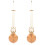2Pièces Pendule De Remplacement Métal Marron Pour Murale Décor 1