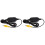 2Pcs 2.4g Wireless Video Transmitter and Receiver Black for Car Use 1