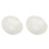 2Pcs Lightweight Ceramic Sauce Dish Spoon Rest Versatile Kitchen Plate 1