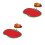 2Pcs Red Cutting Board Easy Carry Kitchen Tool Food Safe 1