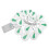 Kerst LED-lichtslinger, 3 meter, 20 warmwitte LED's, 1