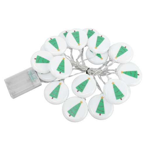 Kerst LED-lichtslinger, 3 meter, 20 warmwitte LED's,