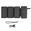 Power bank solare da 20000 mAh con 3 cavi e luce LED 1