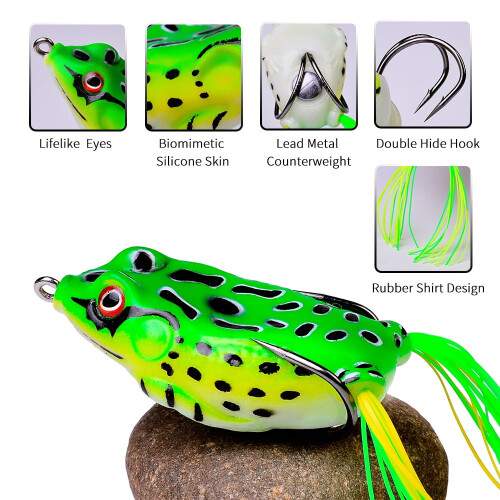 Δόλωμα ψαρέματος Bionic Toad Thunder Kit 2 τεμαχίων 2
