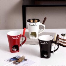 Fondue Mug Set Chocolate Cheese Milk Cream Making Set