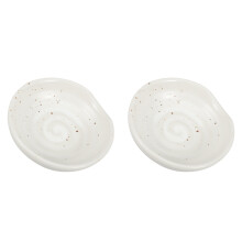 2St Wit Keramisch Lepellepelrek En Sausbord Voor En Dressings