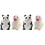 4Pcs Ceramic Seasoning Containers Kitchen Salt Pepper Shakers 1