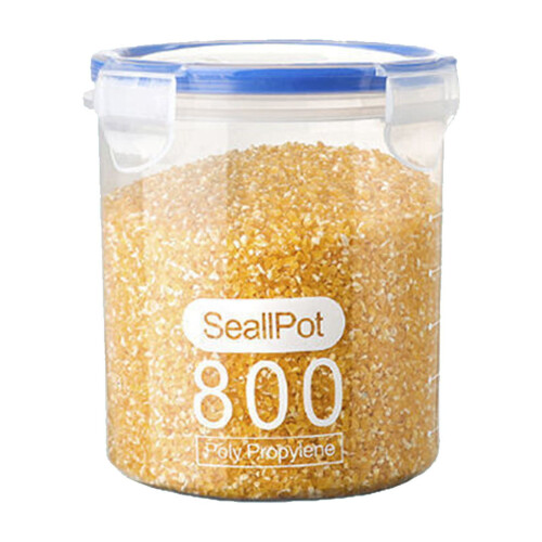 Recipientes para almacenar alimentos con tapa, 800 ml.