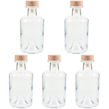 5St Heldere Glazen Drinkfles Wijnflessen Set Met Afsluitdop Voor Thuis
